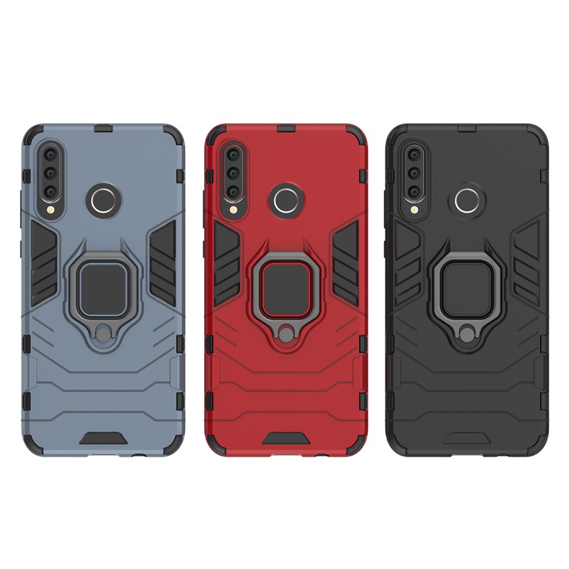 เคส-huawei-p30-lite-ฮาร์ดเคสกันกระแทกเคสโทรศัพท์-hybrid-armor-shockproof-ring-phone-case-huawei-p30lite-cover-stand