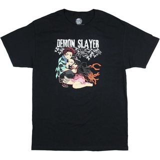 เสื้อยืด พิมพ์ลายโลโก้ Demon Slayer Tanjiro And Nezuko