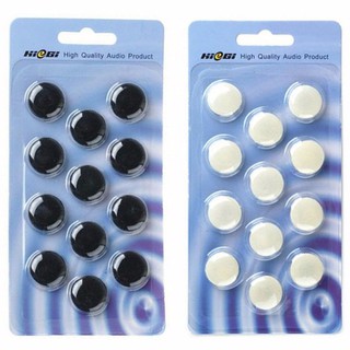 สินค้า Hiegi Eartips ฟองน้ำคุณภาพสูงสำหรับหูฟังเอียบัด (1 แผงมี 6 คู่)