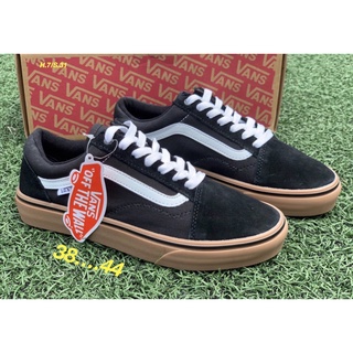 Vans old skool รองเท้าผ้าใบผูกเชือกพร้อมกล่อง