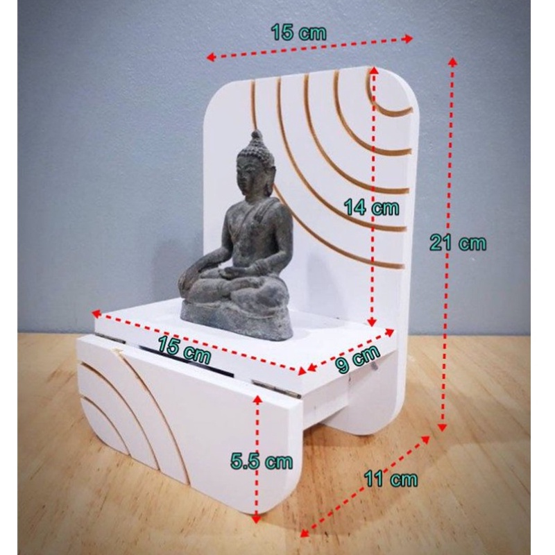 หิ้งพระ-ติดผนังหรือตั้งโต๊ะก็ได้-ขนาดเล็ก-หิ้งพระโมเดิร์น-k10-bd05s
