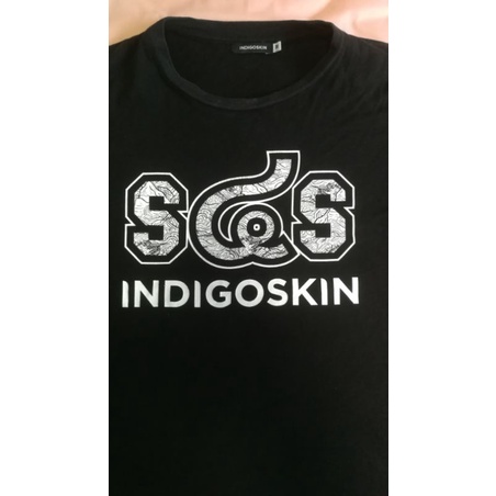 เสื้อยืดอินเทรนด์ผู้ชายอินเทรนด์ผู้หญิงเสื้อยืด-indigoskin-ลาย-s๔ss-3xl