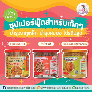 ถั่วออร์แกนิคซุปเปอร์ฟู้ด เมล็ดแฟลกส์สีทอง ถั่วเลนทิล 5 สี ควินัว 3 สี เพิ่มโปรตีน ธาตุเหล็สูง แคลเซียมสูง