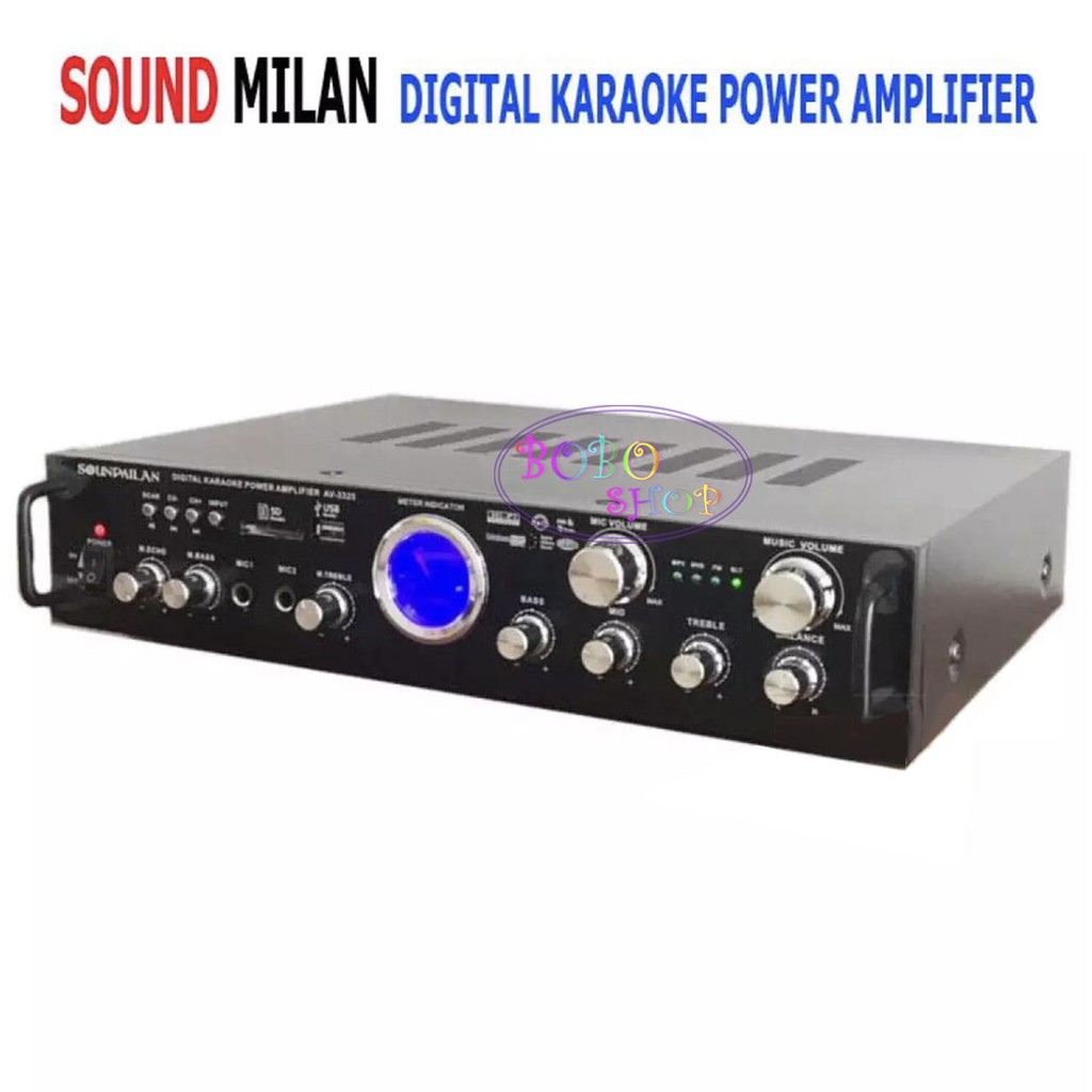 เครื่องขยายเสียงsound-milan-digital-karaoke-power-amplifier-มี-bluetooth-usb-sd-card-fm-รุ่น-av-3325