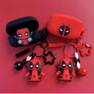 Sony WF-1000XM4 เคส Sony WF-1000XM3 เคสซิลิโคนนิ่มการ์ตูน Deadpool จี้ Sony LinkBuds L900 เคสหูฟัง เคสน่ารัก ห่วงคล้องเชือก Sony WF-SP800N ปก XB700 เคส