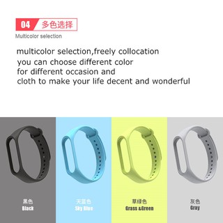 ภาพขนาดย่อของภาพหน้าปกสินค้าสายนาฬิกา สำหรับ XiaoMi Mi Band 3 Band 5 จากร้าน circulation.th บน Shopee ภาพที่ 3