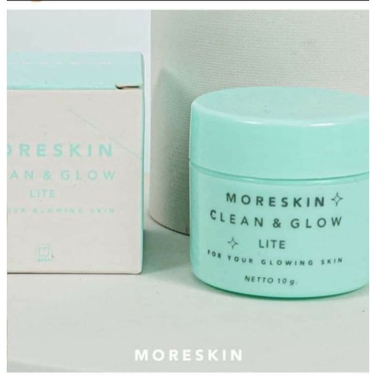 Moreskin CLEAN & GLOW LITE SOFT AND WHITE KEMASAN BARU ฟรีเซรั่มสมุนไพร
