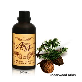 Aroma&More Cedarwood Atlas Essential oil 100% / น้ำมันหอมระเหยซีด้าวูด แอทลาส 100% Morocco 100ML