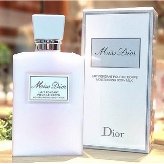 💫 โลชั่นทาผิว Miss Dior MOISTURIZING BODY MILK , Miss Dior Silky body mist