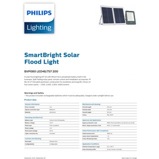 philips-โคมโซล่าเซลล์-300w-สปอร์ตไลทโซล่าเซลล์-bvp080-30w-ฟิลิปส์-smartbright-solarfloodlightphilips-ประกัน2ปี