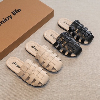 พร้อมส่ง รองเท้าแตะลําลอง แฟชั่นฤดูร้อน สําหรับเด็กผู้หญิง