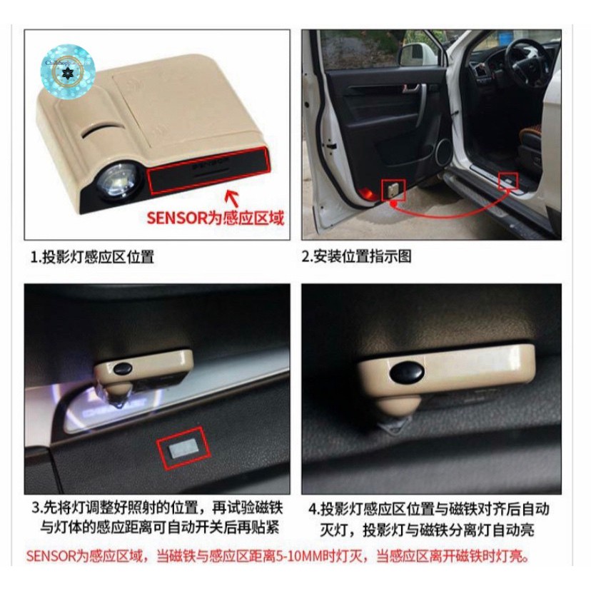 ch1202x-ไฟติดประตูรถยนต์-ไฟตกแต่งรถยนต์-ไร้สายไม่ต้องเดินสายไฟ-ไฟ-led-car-door-welcome-light-car-ลดราคา