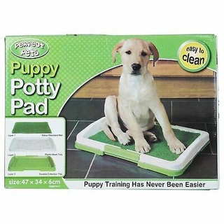 Superhomeshop Puppy Potty Pad ห้องน้ำสัตว์เลี้ยง ห้องน้ำสำหรับสุนัข รุ่น puppyPotty-26Aug-J1