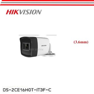 กล้องวงจรปิด 5 ล้านพิกเซล Hikvision รุ่น DS-2CE16H0T-IT3F(C) 5 MP Fixed Bullet Camera