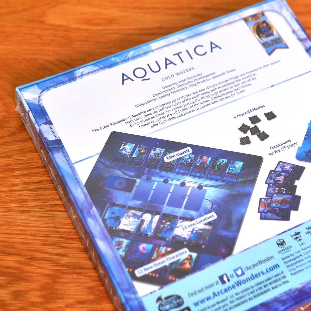 ภาพหน้าปกสินค้าAquatica - Aquatica : Cold Waters - (Expansion) - Board Game - บอร์ดเกม จากร้าน payakarun_boardgame บน Shopee