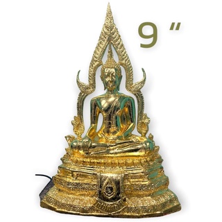 พระพุทธชินราช ปิดทองทั้งองค์ (หน้าตัก 9นิ้ว สูง63ซม.)องค์ใหญ่มาก ผ่านพิธีพุทธาภิเษกแล้ว เหมาะสมวางบูชาเป็นประธาน