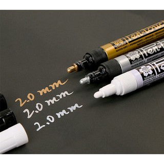 ภาพขนาดย่อของภาพหน้าปกสินค้า(ซื้อ 3 ด้าม รับส่วนลดเพิ่ม ) ปากกาเพ้นท์ Sakura Pen-touch / Paint 100% จากร้าน pencilbox บน Shopee