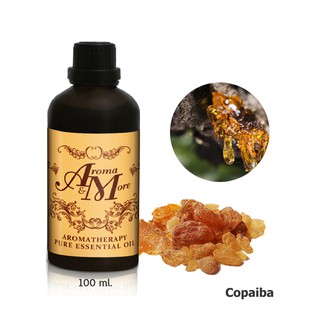 Aroma&amp;More Copaiba Essential Oil 100% น้ำมันหอมระเหยโคไพบา 100% Brazil 100ML
