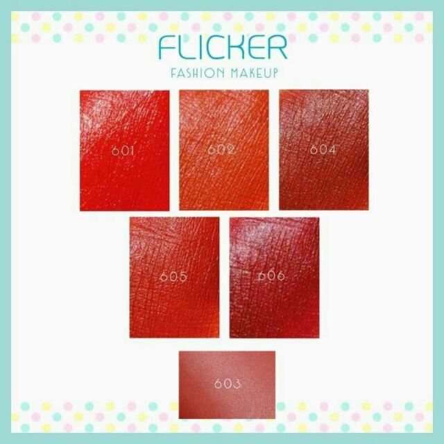 เข้าครบสีแล้วววววว-แท้-flicker-suikone-ลิปแมทแท่งหมุน