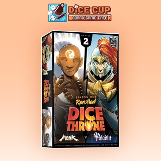 [ของแท้] Dice Throne Season 1 Rerolled Box 2 - Monk v Paladin Board Game