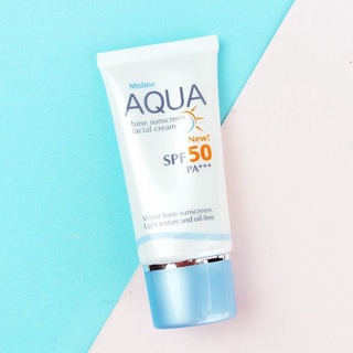 ￼ครีมกันแดดมิสทินสูตรน้ำ Mistine Aqua Base Sunscreen Facial Cream 20gEXP:04/24
