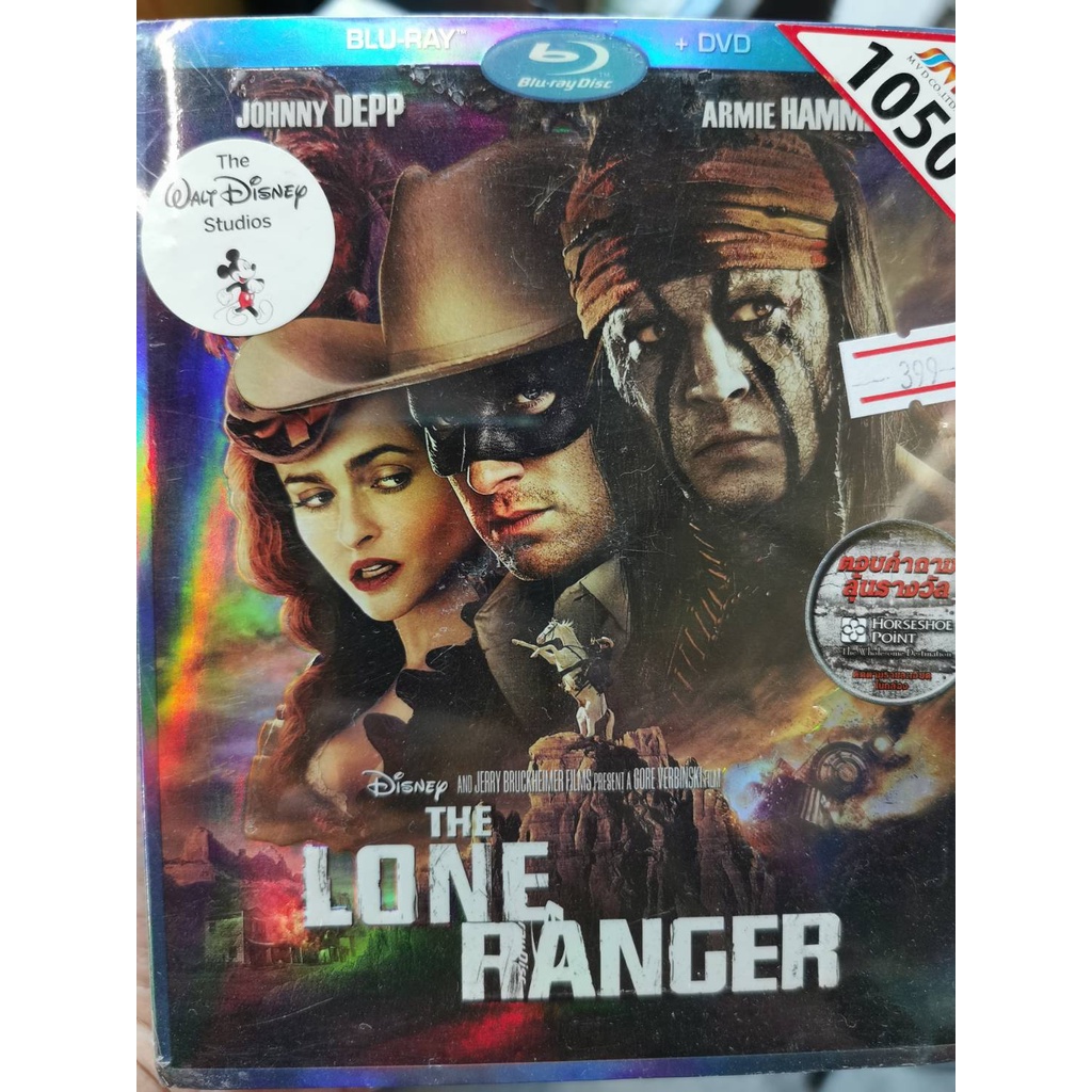 Blu-ray + DVD : The Lone Ranger (2013) หน้ากากพิฆาตอธรรม แถม ตรา ...