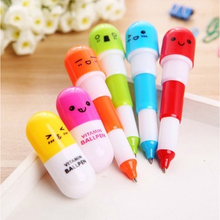 ภาพหน้าปกสินค้าปากกาหดแคปซูล Smoother Writing Retractable Mini Portable Cute Cartoon for Classroom Reward Gifts ซึ่งคุณอาจชอบราคาและรีวิวของสินค้านี้