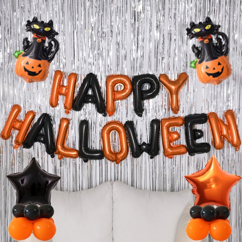 ลูกโป่งฮาโลวีล-halloween-balloon-มีหลายแบบให้เลือกนะคะ