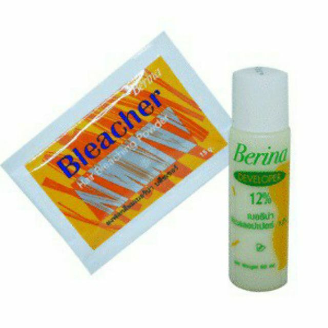 ฺberina-bleacher-powder-ผงฟอกสีผม-เบอรินา-ผงกัดสีทอง