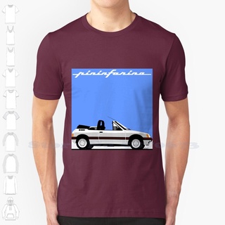 เสื้อยืดผ้าฝ้ายพิมพ์ลาย เสื้อยืด พิมพ์ลายการ์ตูน Peugeot 205 Cti Peugeot 205 Cti 205Cti Cabriolet Cabrio Convertible Car