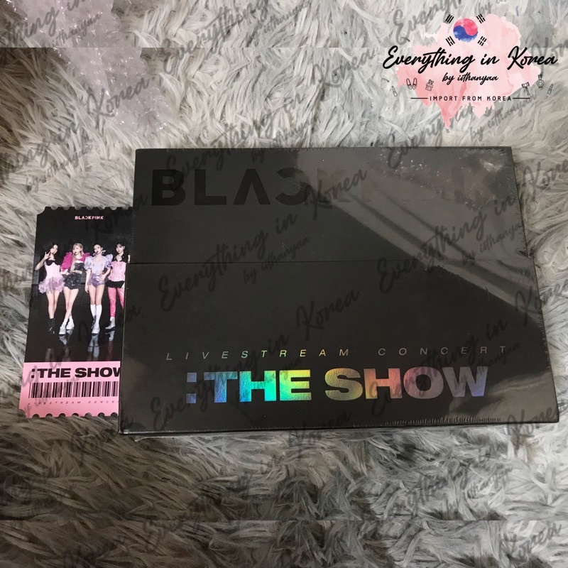 พร้อมส่ง-ถูกกว่าที่เกาหลี-ของแถมครบyg-ไม่แกะซีล-blackpink-2021-the-show-dvd