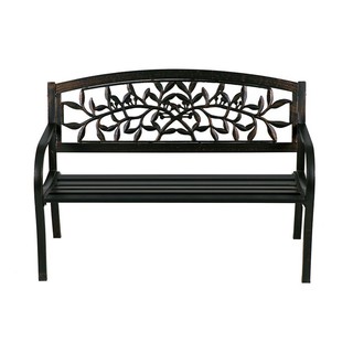 โต๊ะ เก้าอี้ ม้านั่งสนาม SPRING EVELYN สี BRONZE เฟอร์นิเจอร์นอกบ้าน สวน อุปกรณ์ตกแต่ง SPRING EVELYN BRONZE IRON BENCH