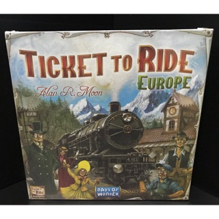 (พร้อมส่ง) บอร์ดเกมส์จีน Ticket to ride Europe งานพรีเมี่ยม ภาษาอังกฤษ Eng