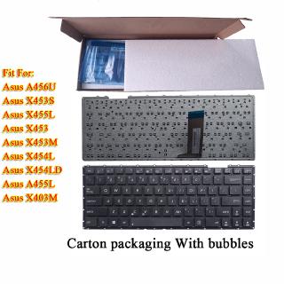 ภาพหน้าปกสินค้าFor Asus A456U X453S X455L X453 X453M X454L X454LD A455L X403M Laptop US Replacement Keyboard ที่เกี่ยวข้อง