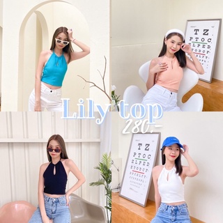 Lily top🌷❤️‍🔥 เสื้อคล้องคอ 4 สีสุดแซ่บ