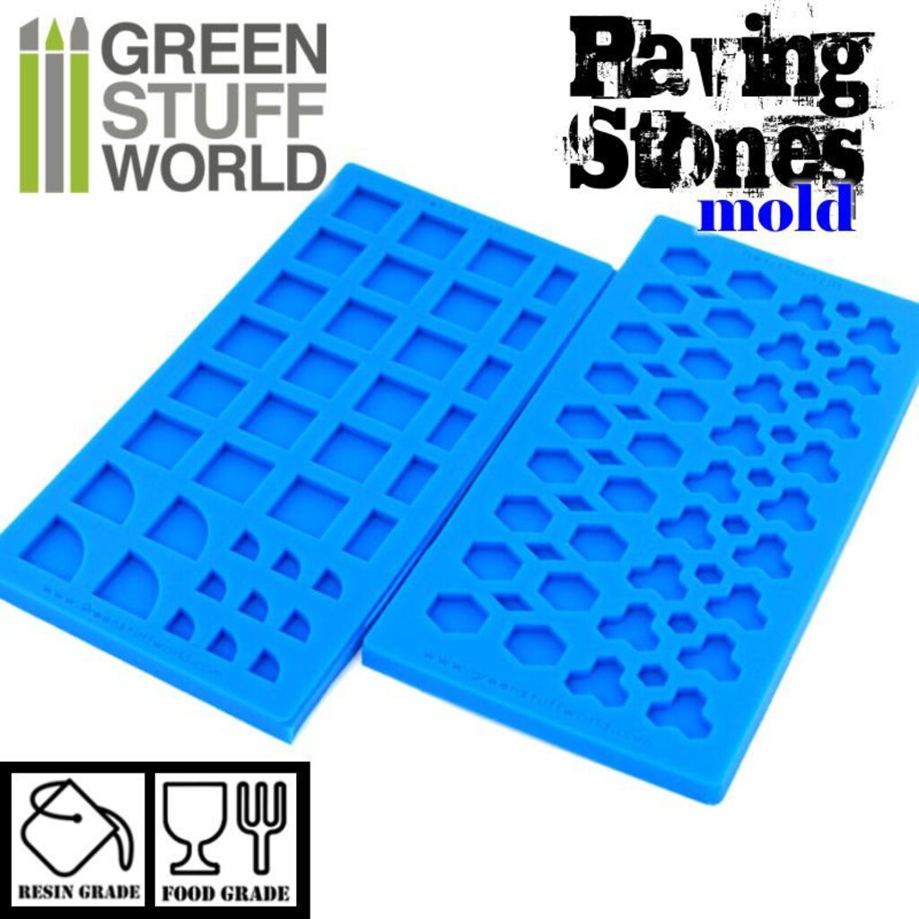 Green Stuff World Silicone molds - Paving stones | Shopee Thailand