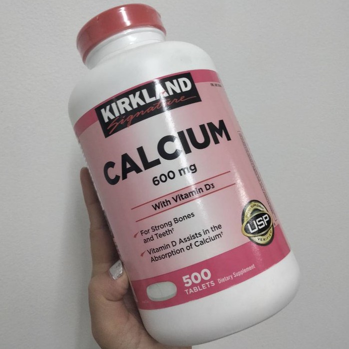 kirkland-calcium-600mg-vitamin-d3-exp-12-2023-แคลเซียม-500-เม็ด-นำเข้าอเมริกา-แท้