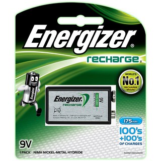 ถ่านชาร์จ 9V (แพ็ค 1 ก้อน) Energizer NH-22BP1