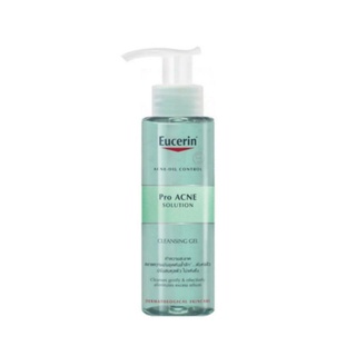 เจลล้างหน้า โปรแอคเน่ | ยูเซอริน Eucerin ProACNE Solution Cleansing Gel 200ml. สำหรับผิวมัน แพ้ง่ายและมีปัญหาสิว