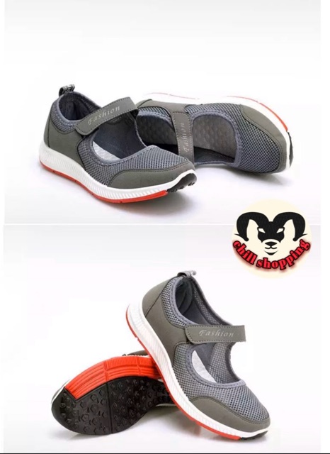 ch1001k-ส-รองเท้าเพื่อสุขภาพ-sneakers-slip-on