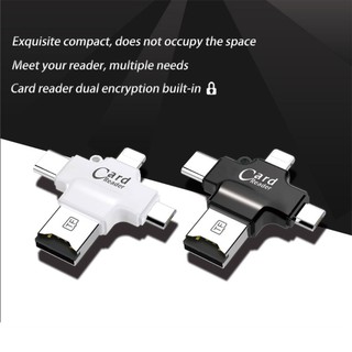ภาพขนาดย่อของภาพหน้าปกสินค้าCard Reader โอนถ่ายข้อมูล 3in1 รองรับ Micro SD, TF Card สำหรับ iP, Micro USB, Type-C & USB-A จากร้าน urstylegadget บน Shopee ภาพที่ 2