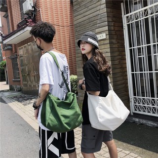 กระเป๋าผ้า กระเป๋าสะพายไหล่  แฟชั่นสำหรับผู้หญิง ulzzang canvas Women hobo bag messenger bag shoulder bag for Women