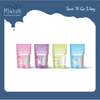 ภาพหน้าปกสินค้าถุงเก็บน้ำนม Malish Save \'N Go ที่เกี่ยวข้อง