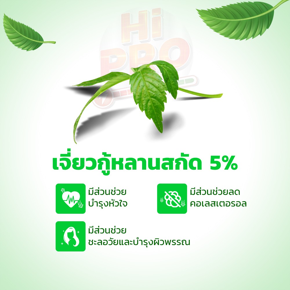 เครื่องดื่มกระชายดำสกัดและเจี่ยวกู้หลานสกัดผสมวิตามิน-ยี่ห้อไฮโปร-hipro