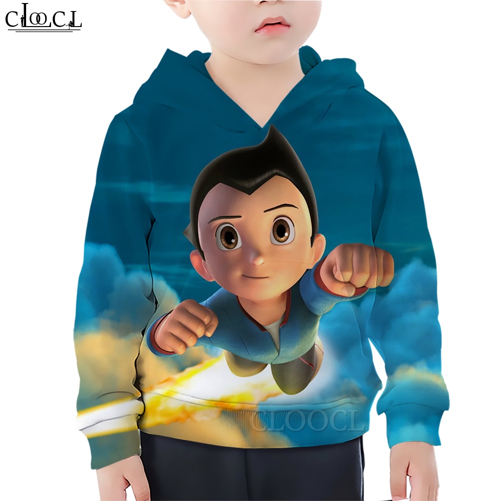 cloocl-เสื้อฮู้ดดี้-พิมพ์ลายการ์ตูนแอนิเมชั่น-astro-boy-แฟชั่น-สําหรับเด็ก