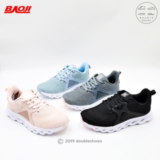 สินค้า BAOJI ของแท้ 100% รองเท้าผ้าใบหญิง รองเท้าวิ่ง รุ่น BJW511 (ดำ /เทา/ ฟ้า/ ชมพู) ไซส์ 37-41