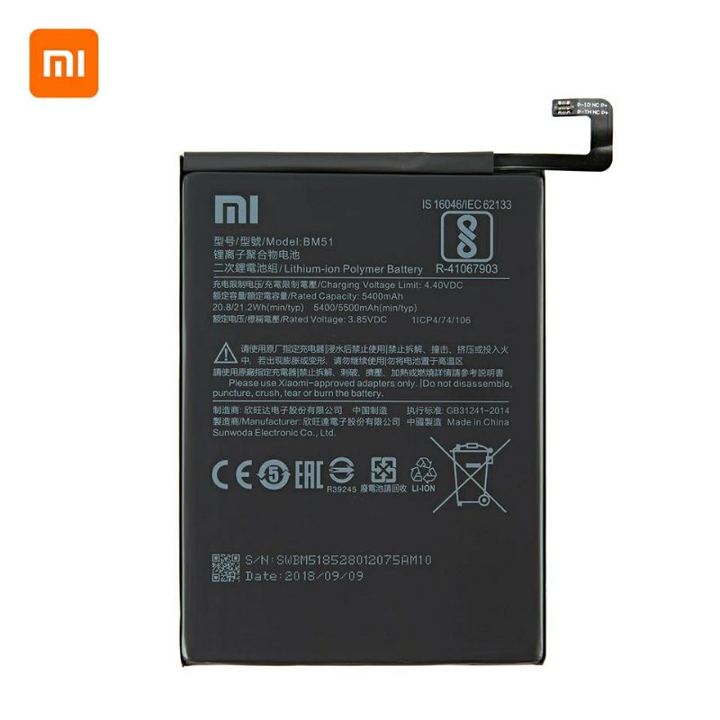 xiao-mi-ต้นฉบับ100-bm51-5500mah-แบตเตอรี่สำหรับ-xiaomi-mi-max-3-max3-bm51โทรศัพท์คุณภาพสูงเปลี่ยนแบตเตอรี่-เครื่องมือ