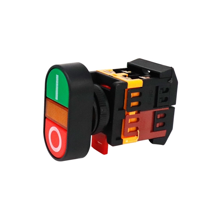 สวิตช์ปุ่มกดสองปุ่ม APBB-22N วงรีคุณภาพสูง | Shopee Thailand