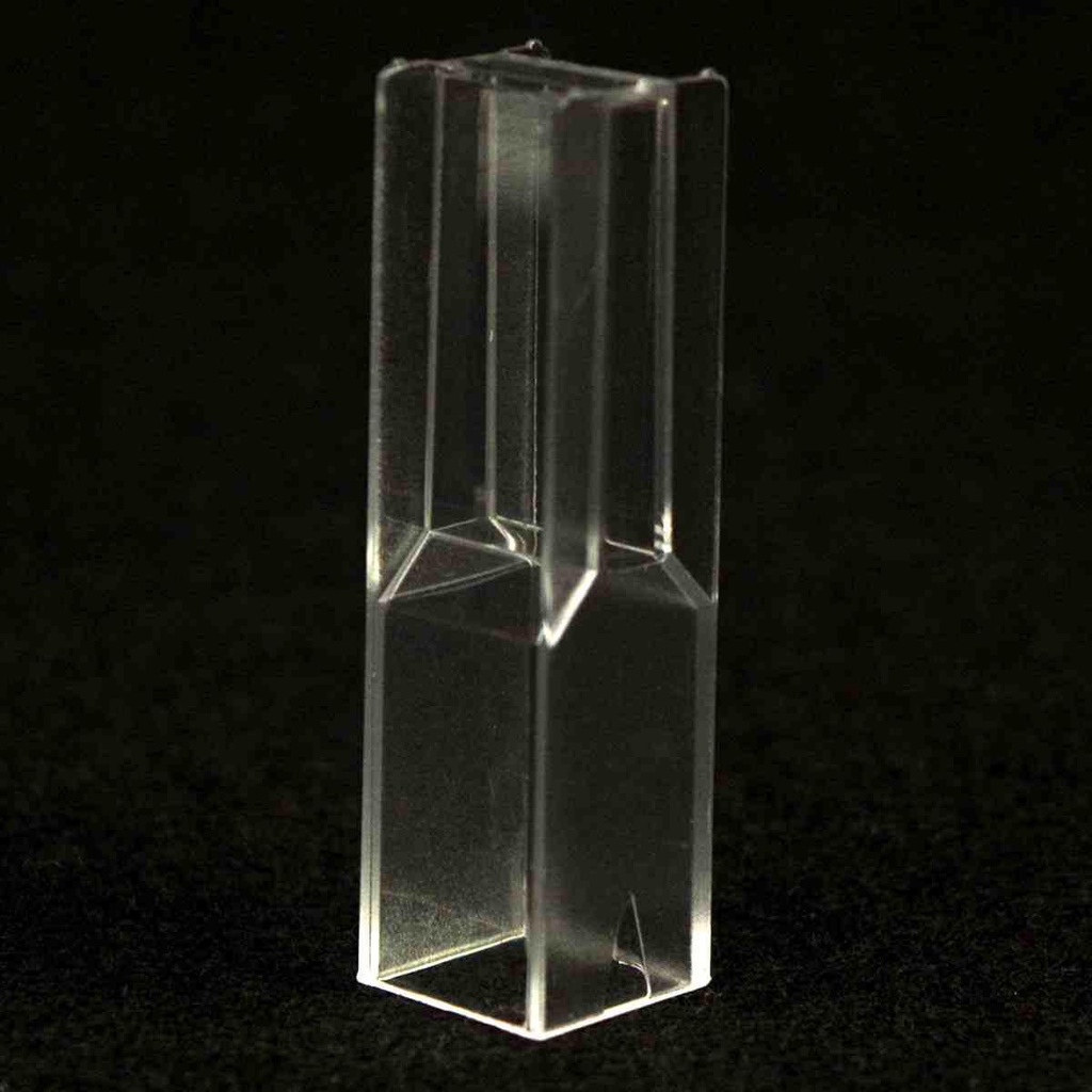 Box of 100pcs 1.5ml Semimicro Square Plastic Test Tubes vials container