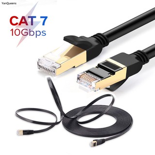 สินค้า สายเคเบิ้ลUgreen Cat 7 Ethernet Lan สายเคเบิลเชื่อมต่อข้อมูลเครือข่าย Rj45 Fr Pc Laptop
